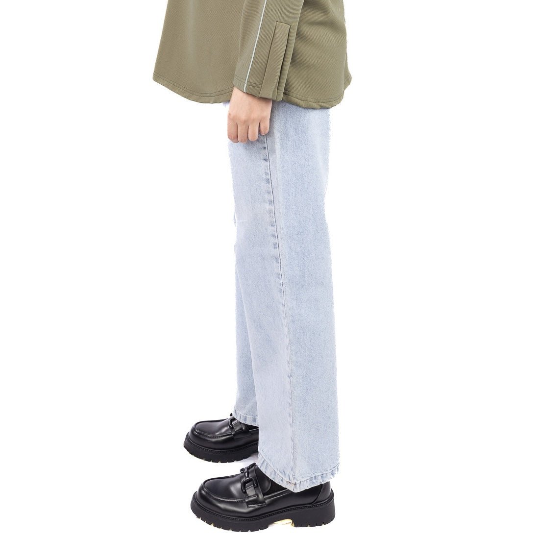 Frost Straight Denim - Glow Modest