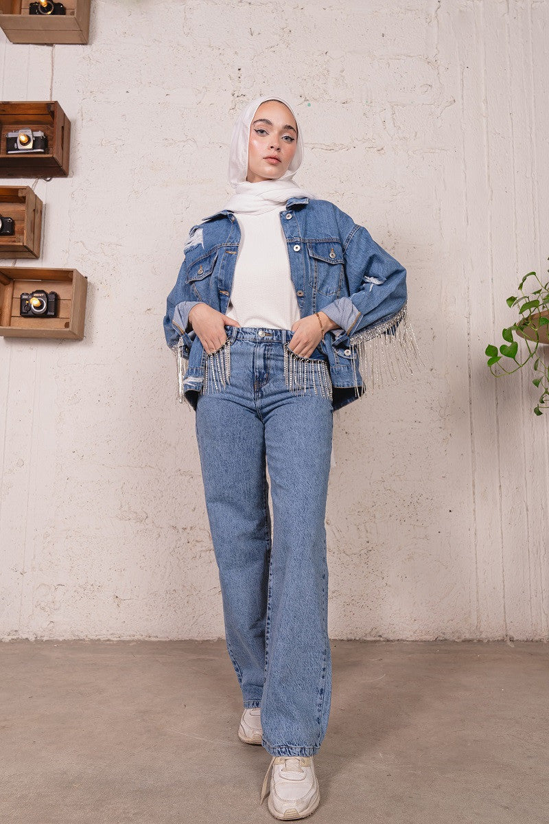 Glity Denim Pants