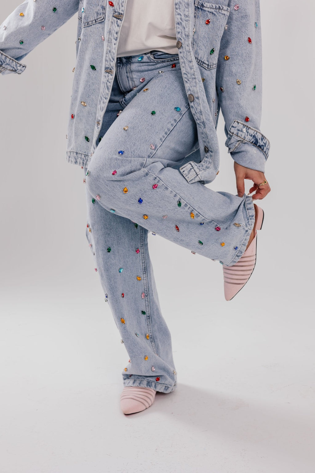 Midnight Spark Denim Pant - Glow Modest