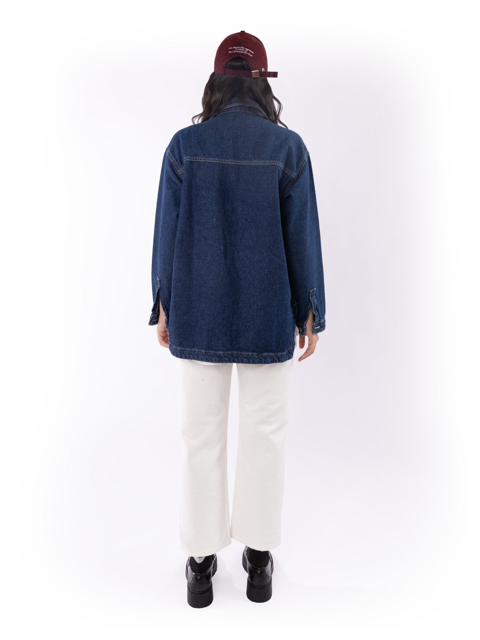 Night denim Jeans Jacket - Glow Modest