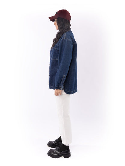 Night denim Jeans Jacket - Glow Modest