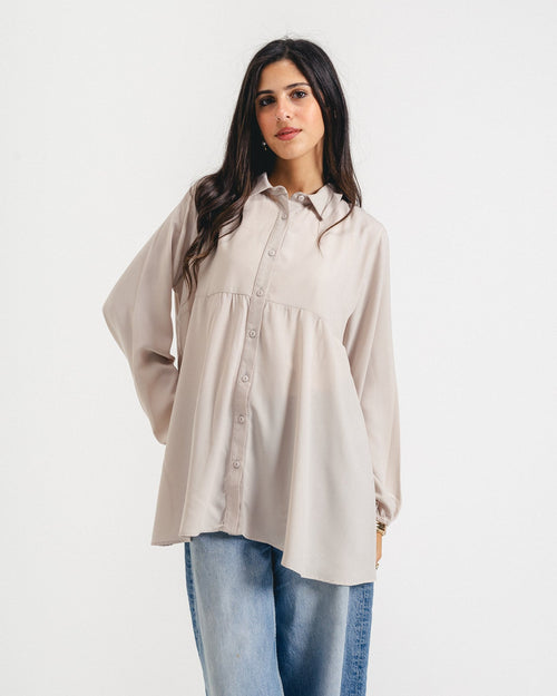 Beige Ease Shirt
