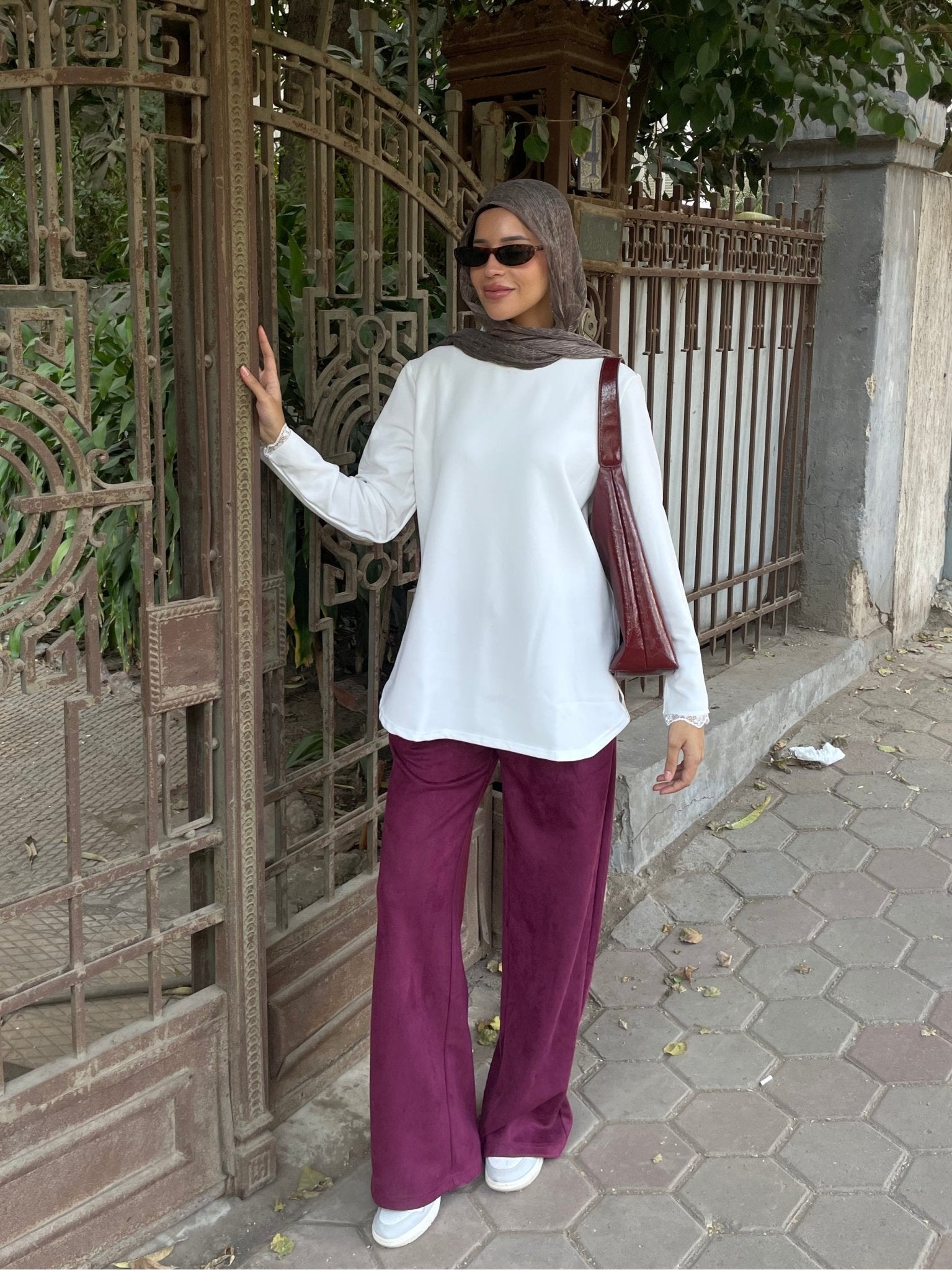 The Elevated Velvet Pants - Glow Modest