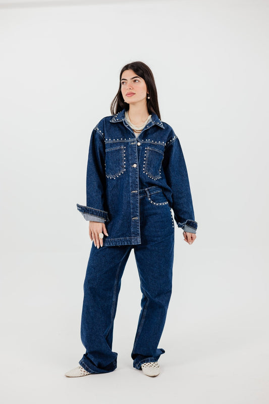 The Nova Denim Jacket - Glow Modest