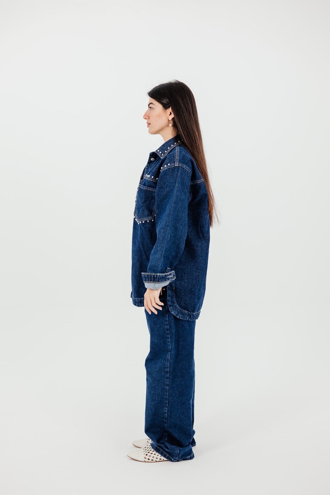 The Nova Denim Pants - Glow Modest