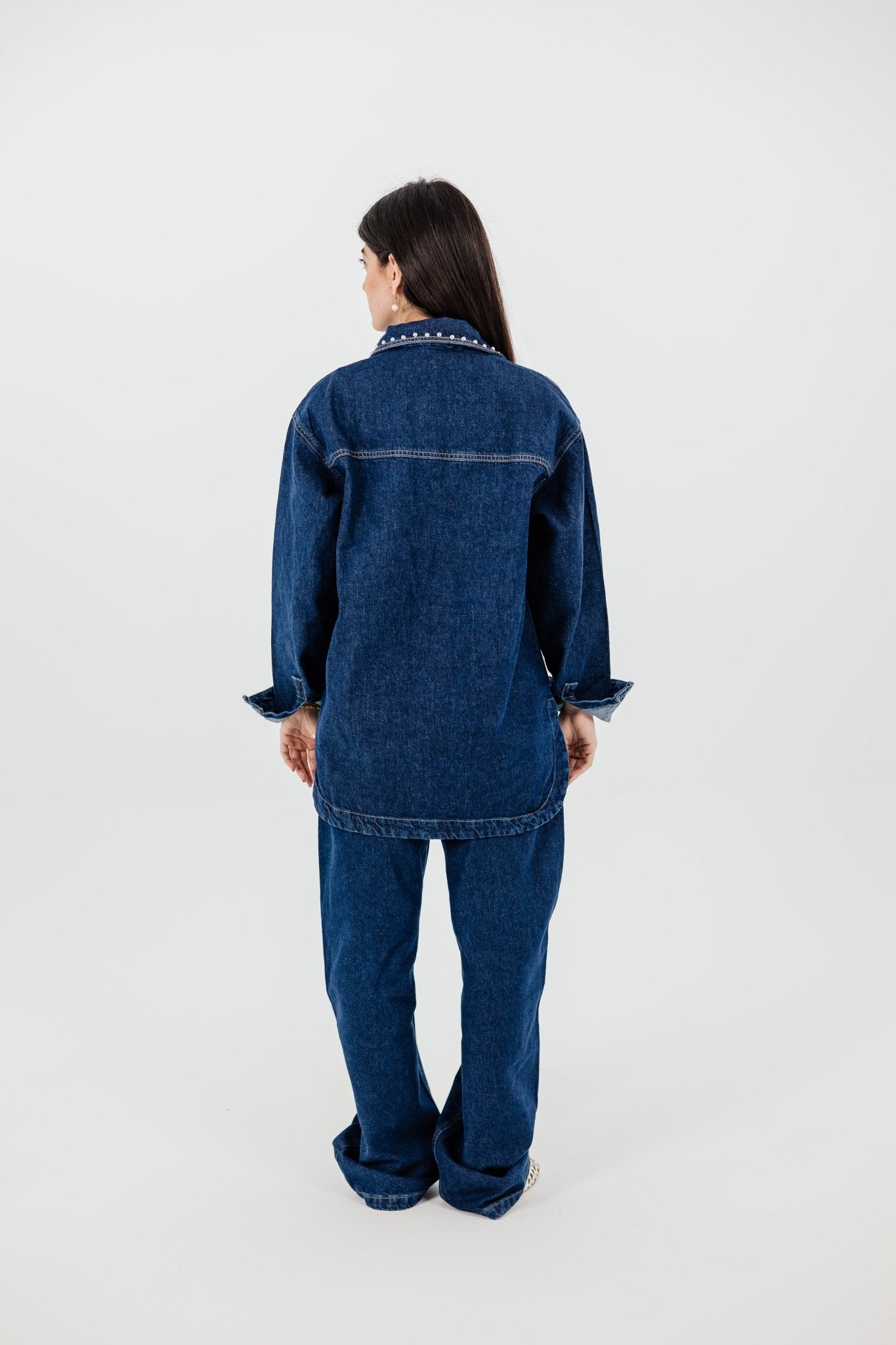 The Nova Denim Pants - Glow Modest