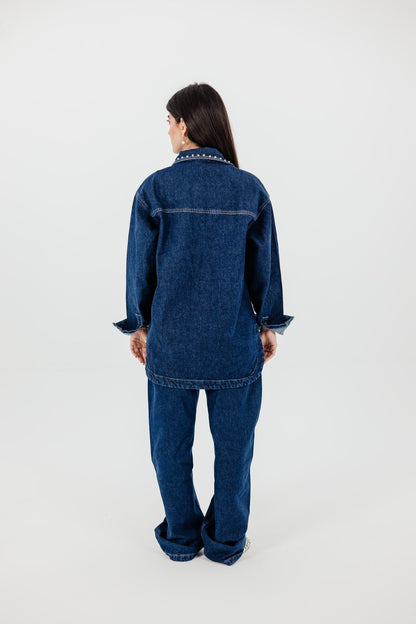 The Nova Denim Pants - Glow Modest